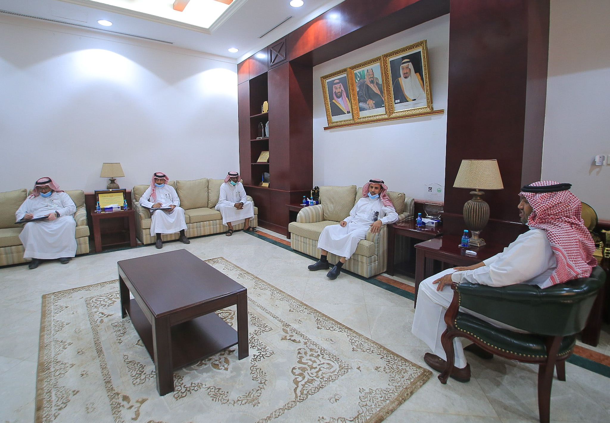 IMG_0649 مدير عام فرع وزارة البيئة والمياه والزراعة بالقصيم يزور مكتب البكيرية